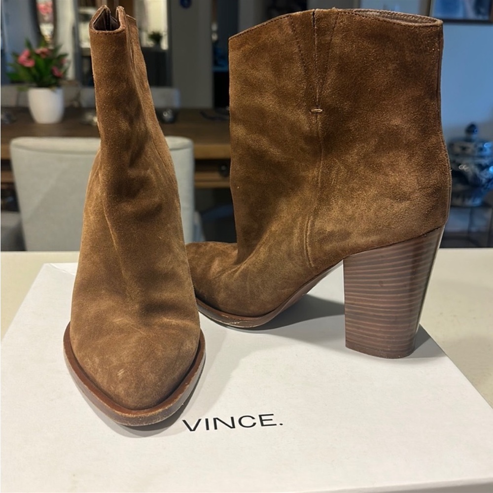 Vince Erving Western inspired Ankle Bootie